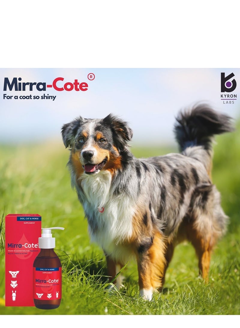 Kyron Mirra-Cote  For Dogs, Cats and Horses 100ml glass bottle with a pump From Varmacy - Image 2