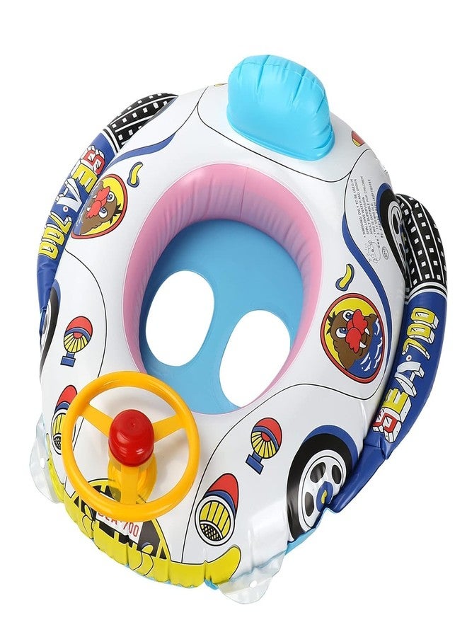 SELOME Pool Party Swimming Ring Swim Tube for Kids Swimming Learing Ring for Girls and Boys Swimming Tube Inflatable Swim Ring (CAR Tube) - Image 1