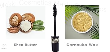 Makki KingSize Mascara a King in size impact formulated for touch ups on the go to accentuate your eyelash natural volume and curls without being clumpy or flaky Smudge proof Carbon Black 10ml - Image 4