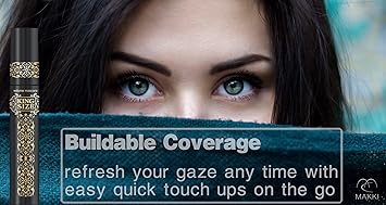 Makki KingSize Mascara a King in size impact formulated for touch ups on the go to accentuate your eyelash natural volume and curls without being clumpy or flaky Smudge proof Carbon Black 10ml - Image 2