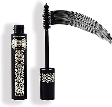 Makki KingSize Mascara a King in size impact formulated for touch ups on the go to accentuate your eyelash natural volume and curls without being clumpy or flaky Smudge proof Carbon Black 10ml - Image 1