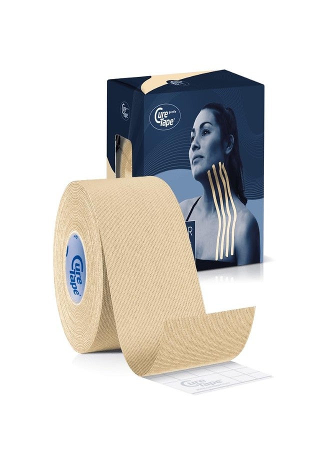 CureTape® Gentle | Kinesiology Tape for Hyper Sensitive Skin | Gentle Adhesion | 100% Hypoallergenic Water Resistant K Tape | for Thin Skin, Elderly or Children | Gentle to Remove | Medical KTape - Image 1