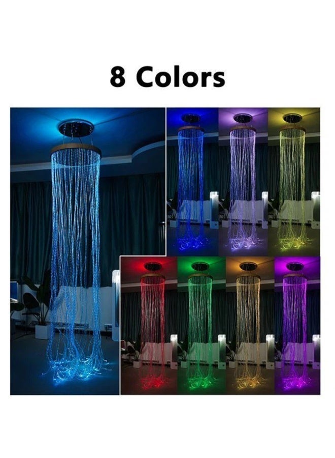 SnuzzleMart Circular LED Fiber Optic – Sensory Light Waterfall for Special Needs with Remote Control, 200cm Length, 45W - Image 5