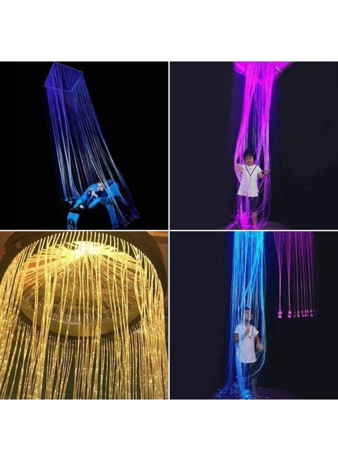 SnuzzleMart Circular LED Fiber Optic – Sensory Light Waterfall for Special Needs with Remote Control, 200cm Length, 45W - Image 1