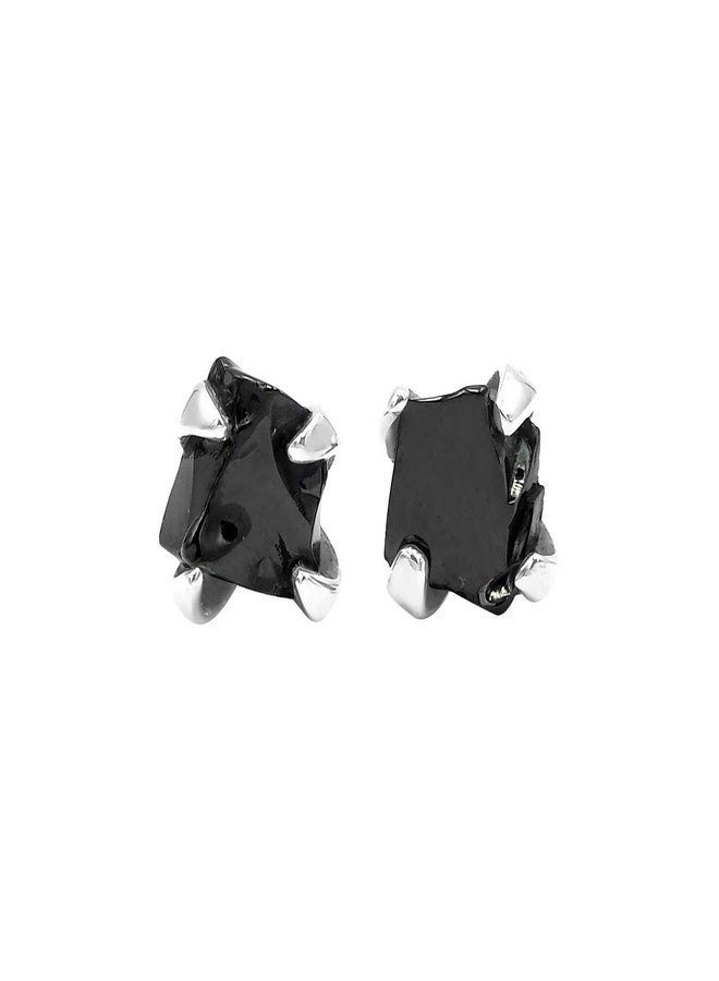 Starborn Creations Rough Shungite Post Style Earrings - Image 2