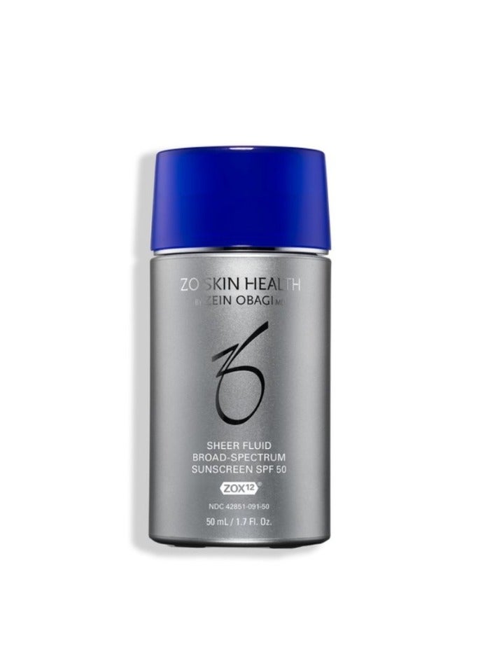 zein obagi Zein Obagi Broad Spectrum Sunscreen (SPF50) Sheer Fluid 50ml 