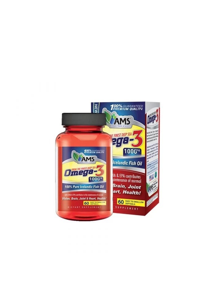 Omega 3 1000mg - 60 Softgels