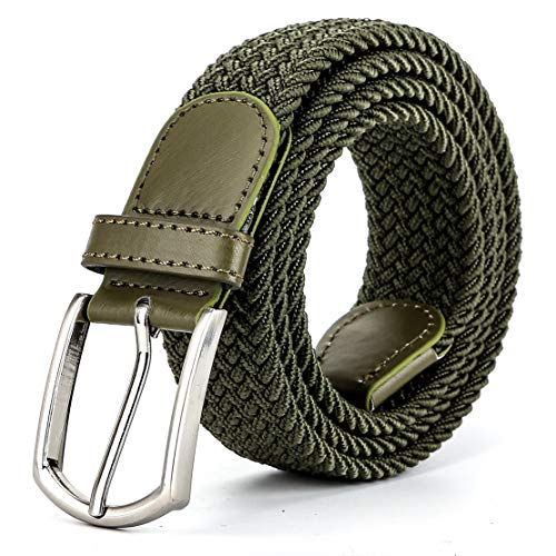 Radmire Braided Canvas Woven Elastic Stretch Belts for Men/Women/Junior with Multicolored - Image 2