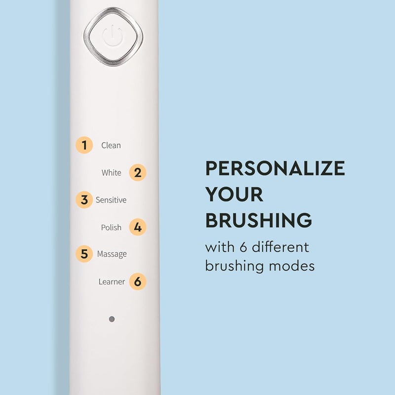 BOKA Boka 30 Electric Toothbrush for Adults w 2 Heads  Rechargeable Sonic Powered Tooth Brush  Charcoal Activated Bristles for Deep Cleaning  Dentist Recommended Oral Care  Charging Base wMicro USB - Image 5