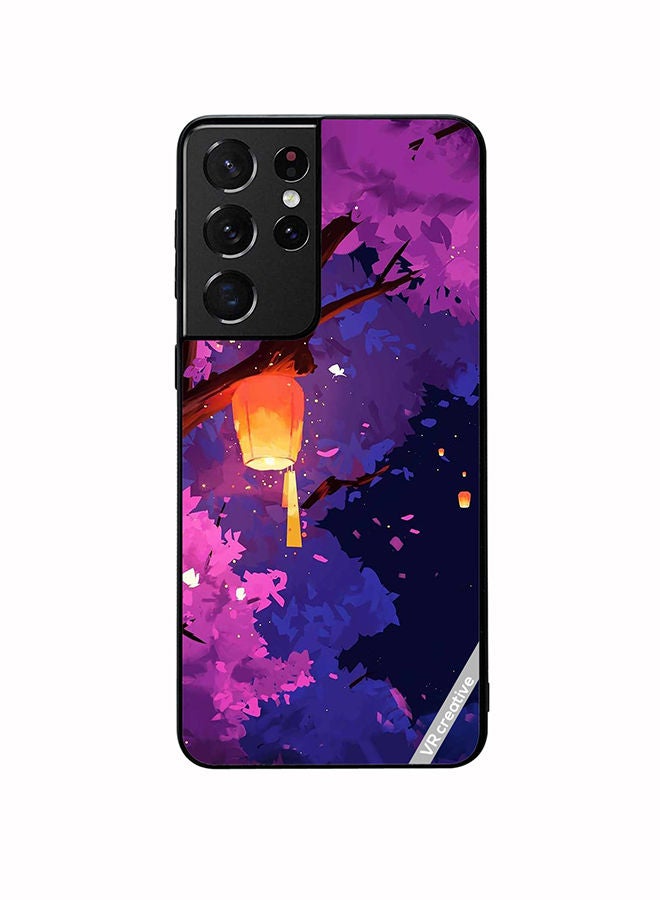 VR CREATIVE Protective Case Cover For Samsung Galaxy S21 Ultra 5G Nature Design Multicolour - Image 1