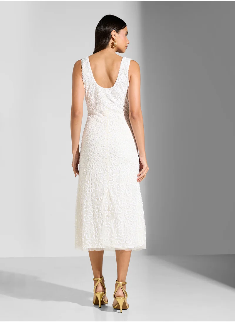 ليتل مسترس Sequin Star Midaxi Dress By Vogue Williams
