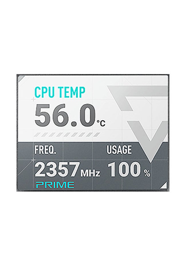 ASUS Prime LC 360 ARGB LCD 360mm AIO Liquid CPU Cooler - 2.3" LCD Display, Asetek Pump (800-3600 RPM), 3 x 120mm ARGB Fans, PWM/DC Control, Aura Sync, AMD AM5/AM4, Intel LGA 1851/1700/1200/115X, Reinforced Sleeved Tubing, Black | 90RC00Z1-B0EAY0 - Image 3