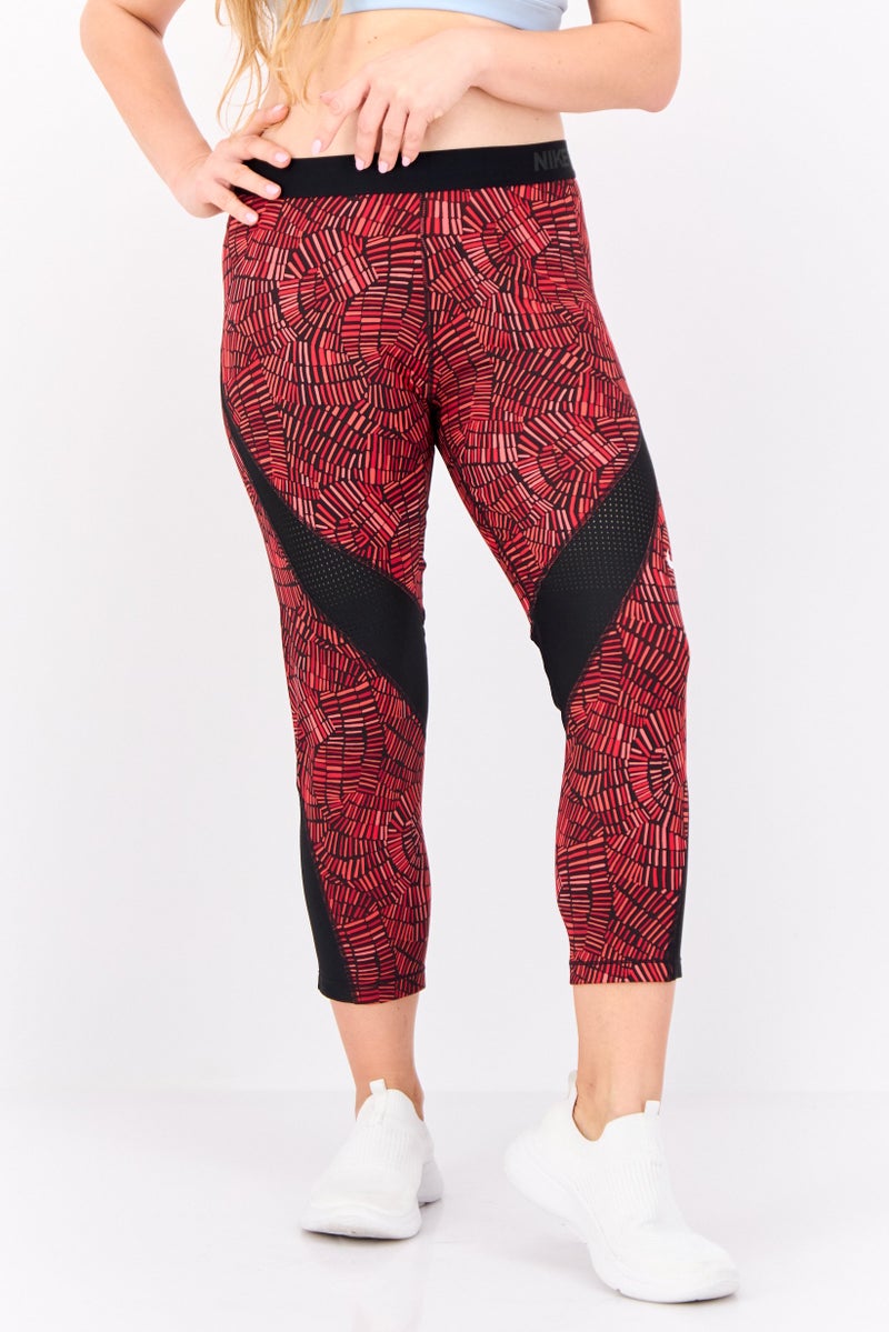 Nike Women Sportswear Fit Brand Logo Outdoor Crop Leggings, Multicolor - Image 1