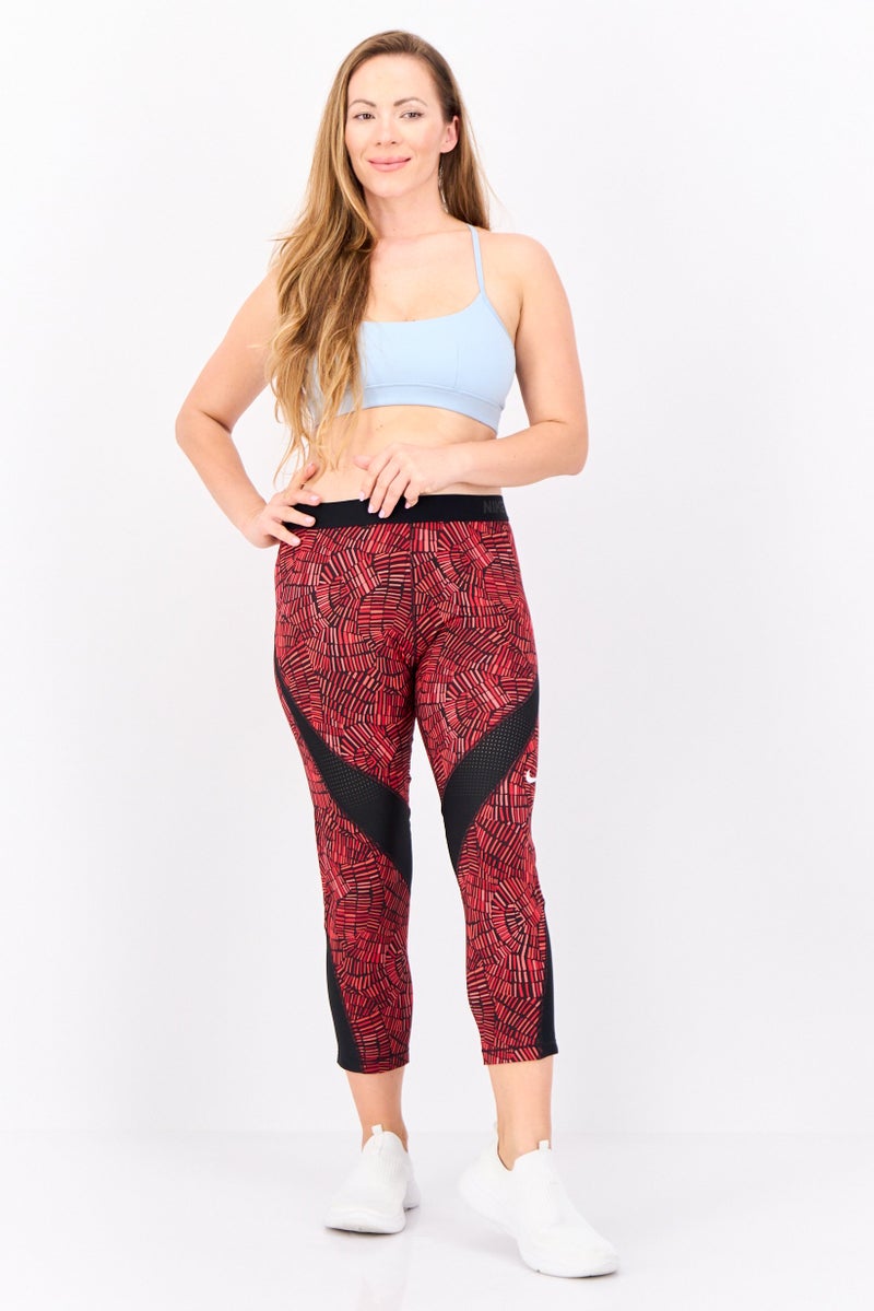 Nike Women Sportswear Fit Brand Logo Outdoor Crop Leggings, Multicolor - Image 3