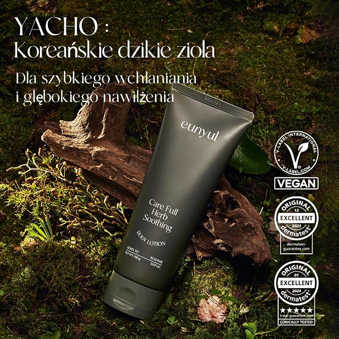 Eunyul Carefull Yacho Herb Soothing Body Lotion 5.07 oz / 150 g Vegan Certified Body Lotion, Dermatological Tested - Image 2
