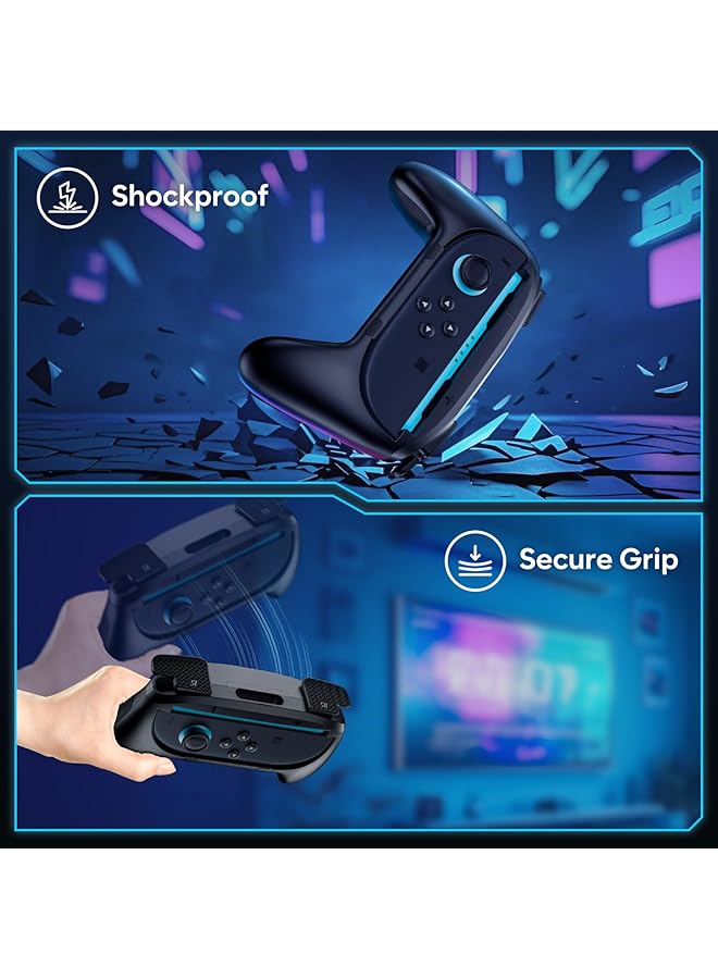 Procases 2 Pack Joy Con Controller Hand Grips For Nintendo Switch 2 2025 Released Wear Resistant Comfort Handles Holder For Joycon - Image 4