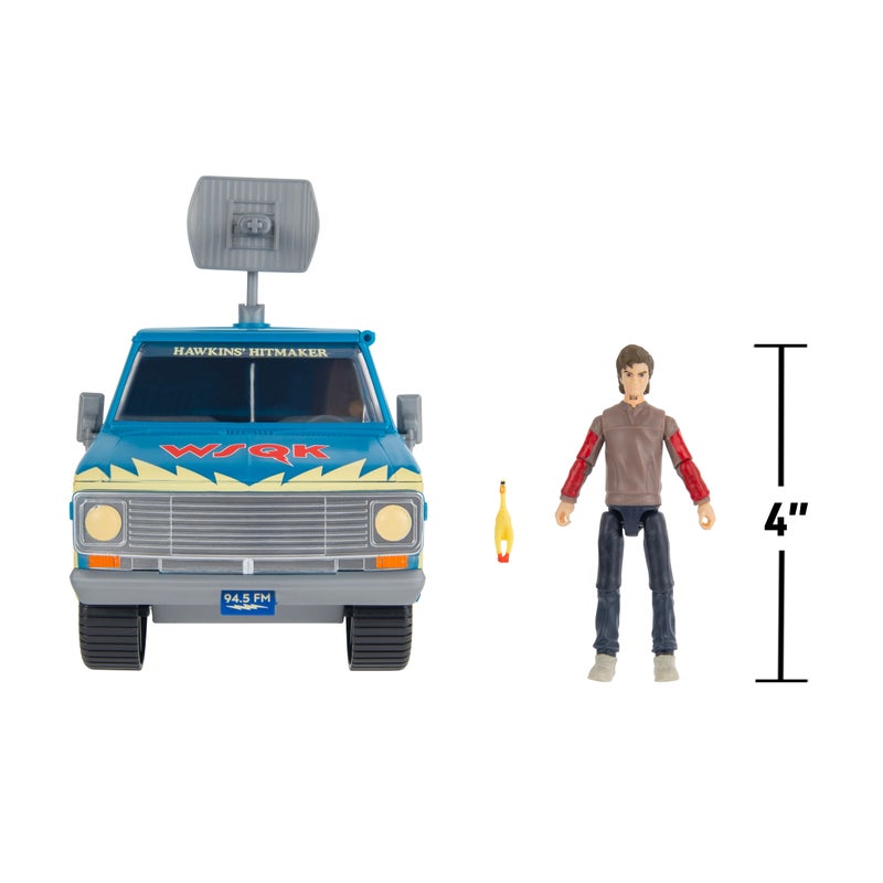 Stranger Things The Squawk Van Playset with Character Figure - Steve | Netflix Series | Action Figure | Character Figure Gift for Kids and Collectors - Image 3