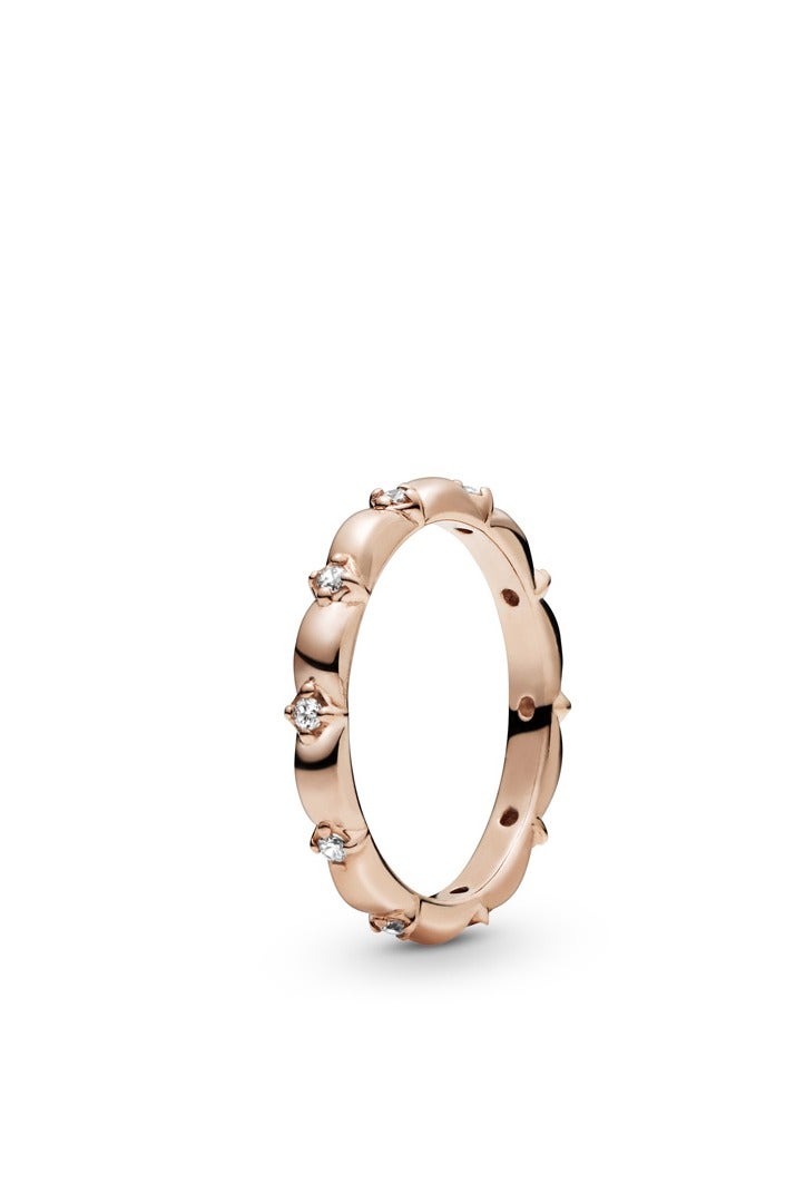 PANDORA Pandora Rose Ring with Clear Cubic Zirconia