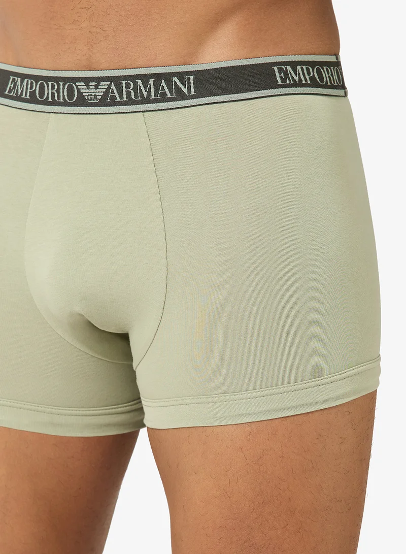 EMPORIO ARMANI  3 Pack Of Logo Boxers for Men | Best Price UAE