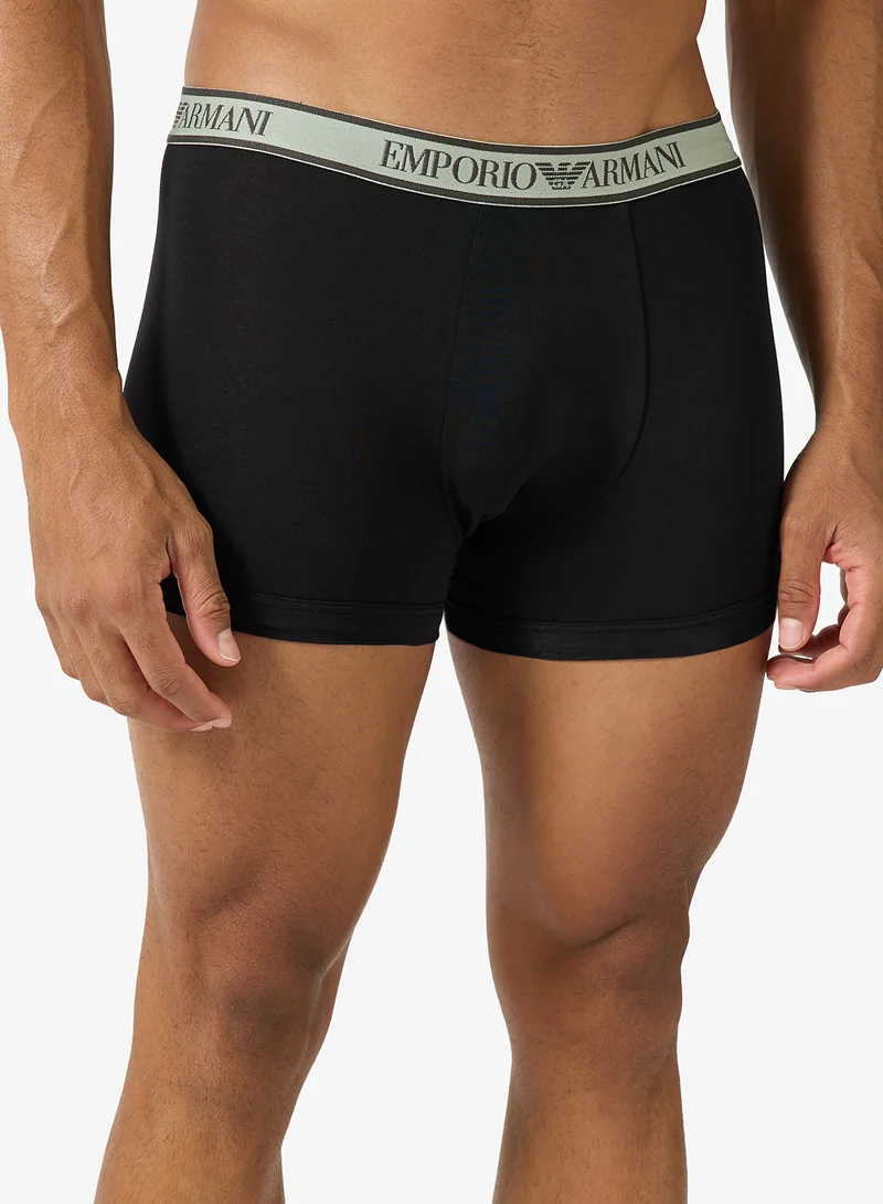 EMPORIO ARMANI  3 Pack Of Logo Boxers for Men | Best Price UAE