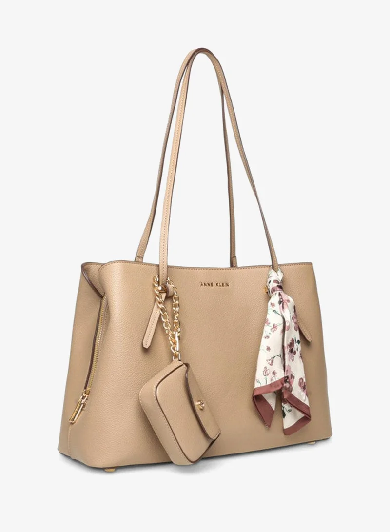 ANNE KLEIN  Anne Klein Logo Detail Satchel Bag for Women | Best Price UAE