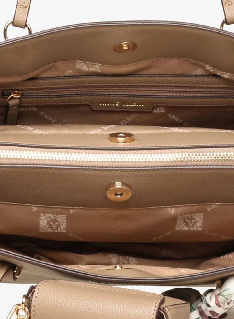 ANNE KLEIN  Anne Klein Logo Detail Satchel Bag for Women | Best Price UAE