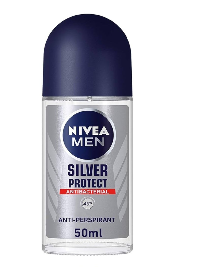 NIVEA MEN SILVER PROTECT ANTI-BREAK DEO ROLL ON 50ML