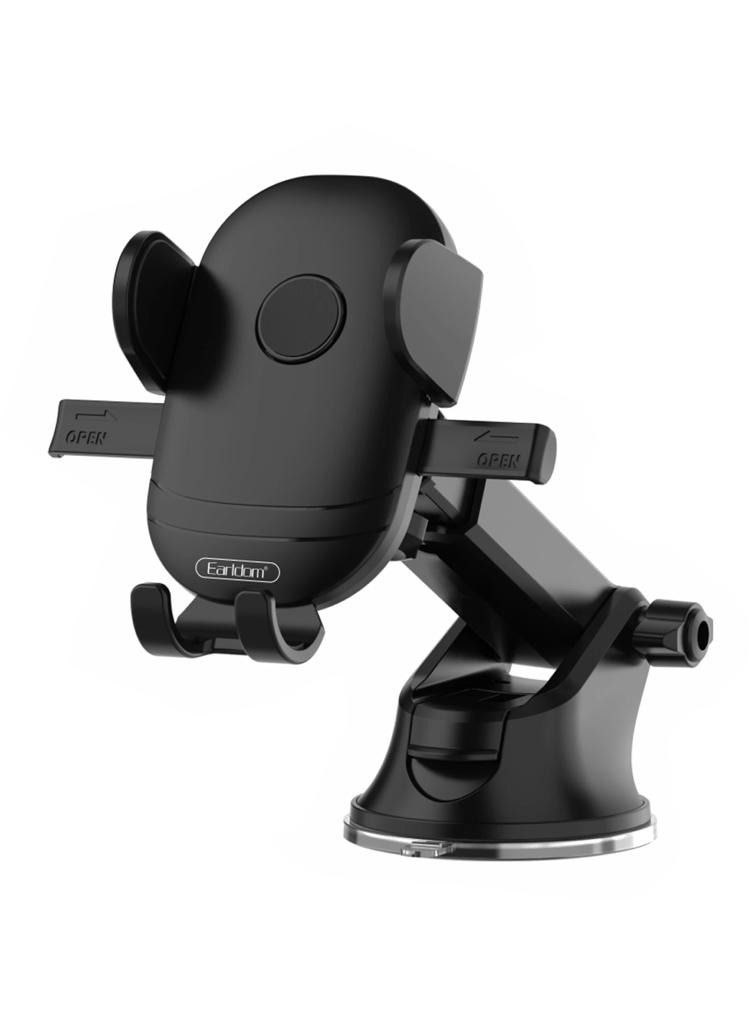 أيرلدوم حامل سيارة عالمي قابل للدوران 360 درجة لكوب الشفط وحامل لوحة القيادة للهاتف الذكي EH145 - Image 1