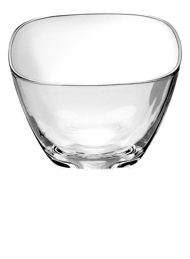 بارسكي - زجاج أوروبي - وعاء صغير للفواكه/المكسرات/الحلويات - مربع 4 بوصات - طقم من 6 قطع - صنع في أوروبا