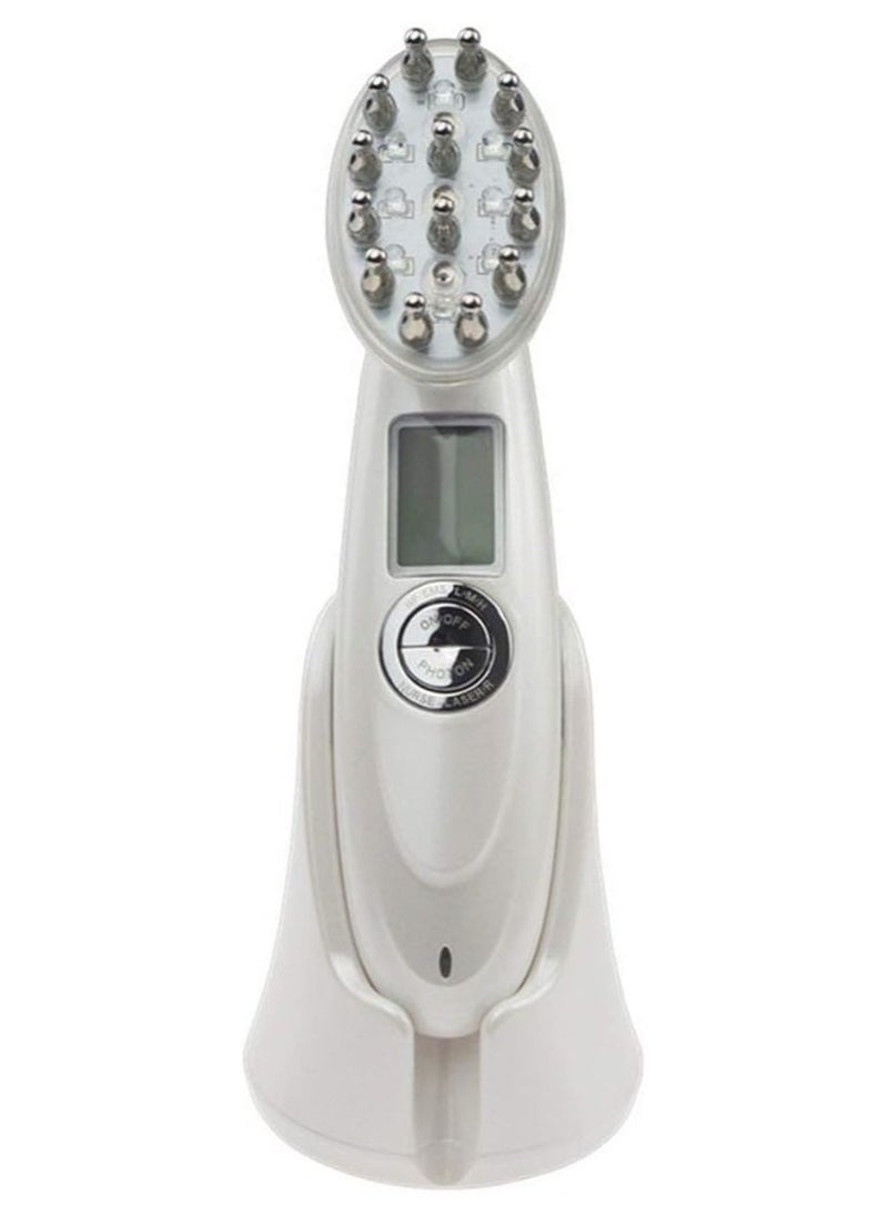 Generic - Beauty RF Laser Hair Regrowth Brush Prevent Anti Hair Loss LED Photon Laser Hair Growth Comb Scalp Vibration Massager - Image 1