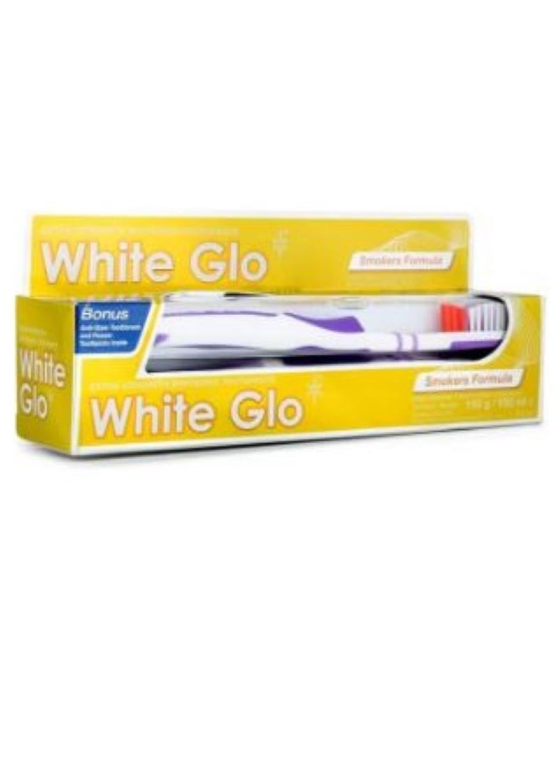 وايت غلو معجون أسنان وايت جلو لتبييض الأسنان بتركيبة المدخنين، 100 مل - Image 2