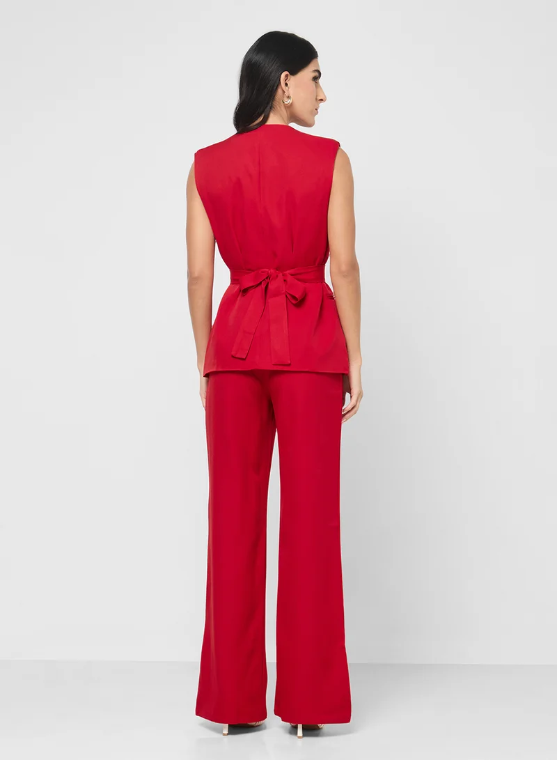 ايلا Sleeveless Vest & Pant Set