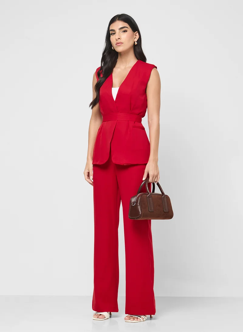 ايلا Sleeveless Vest & Pant Set