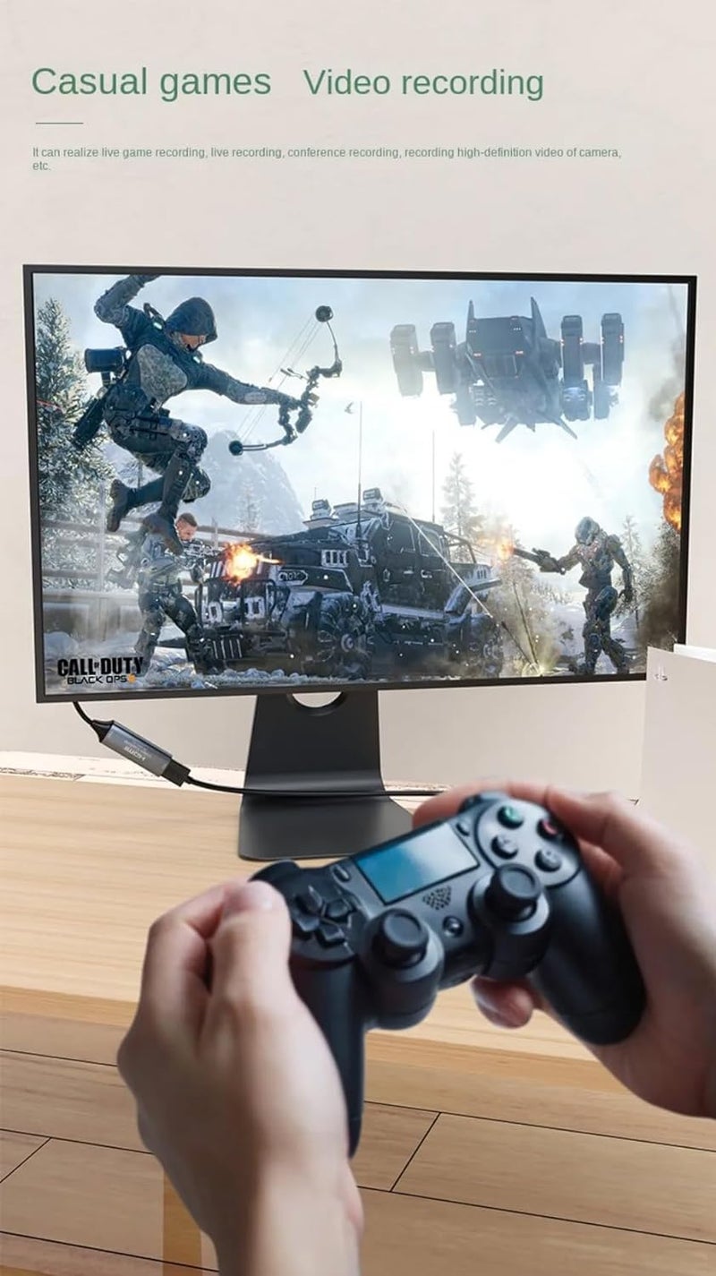 ETZIN Video Capture Card, Stream and Record in YUY2 1080P 60FPS USB 3.0 HDMI to USB A/USB C, HDMI Capture Card for Nintendo Switch, PS5, PS4/Pro, Xbox Series X/S, Xbox One X/S, in OBS EPL-1273HVC - Image 4