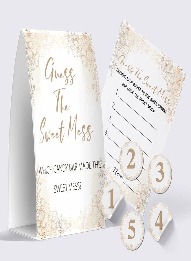 Pazag The Sweet Mess - Dirty Diaper game,Baby Shower Games The Sweet Name That Poo/gs017A - Image 1