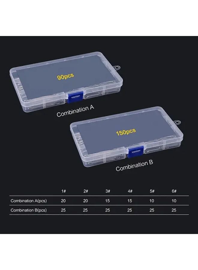 150 Pcs Stainless Steel Cotter Pin Assortment Kit 304 Open Head Rivet Set For Secure Fastening - Image 5
