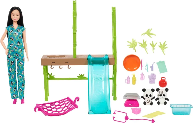 Barbie Panda Care Play Set, ages 3 and up, HKT77