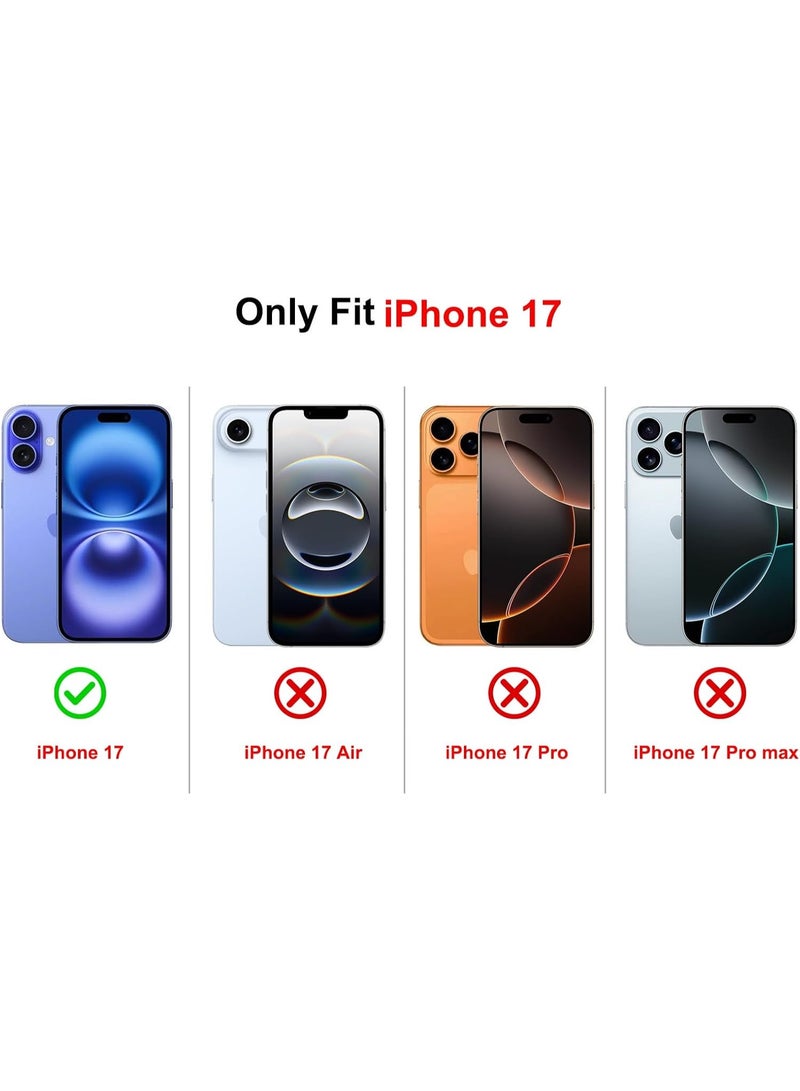 Case Magnetic for iPhone 17 Case, [Anti-Slip] [Military-Grade Drop Protection] [Camera Protection] Skin-Friendly Slim Translucent Shockproof Protective for iPhone 17 Phone Case, Crystal Clear - Image 2