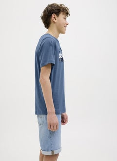 Jack & Jones Junior Kids Logo Crew Neck T-Shirt  - Image 3