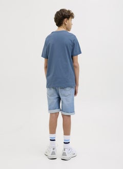 Jack & Jones Junior Kids Logo Crew Neck T-Shirt  - Image 2