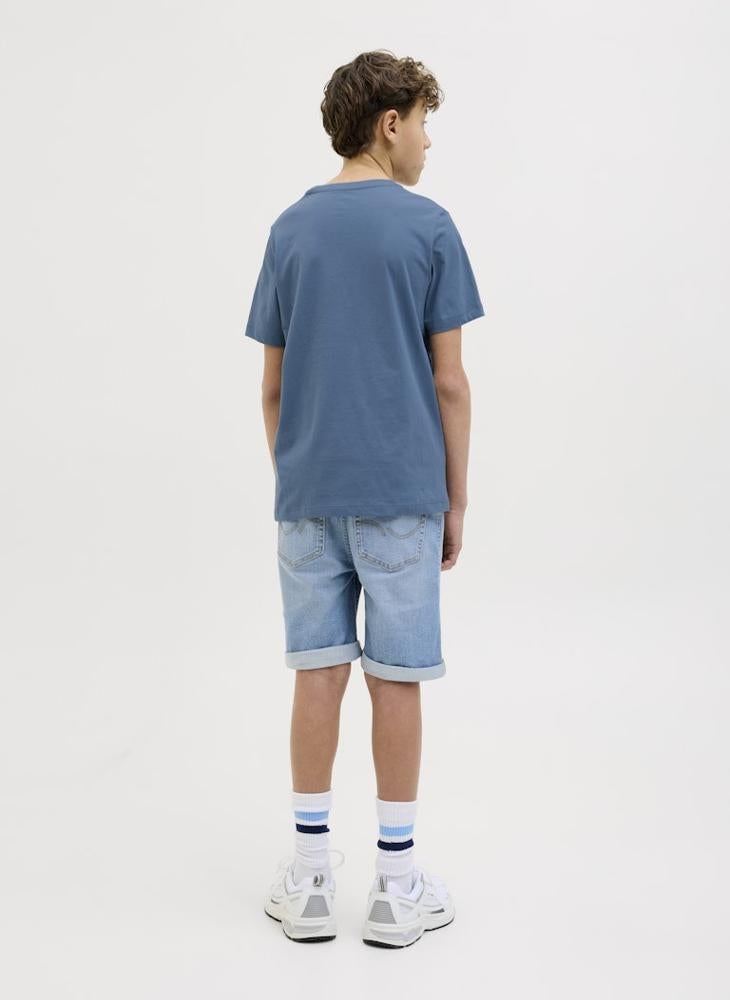 Jack & Jones Junior - Kids Logo Crew Neck T-Shirt - Image 1