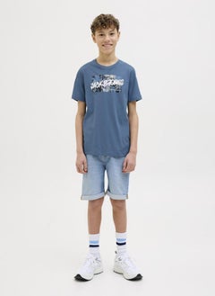 Jack & Jones Junior Kids Logo Crew Neck T-Shirt  - Image 4