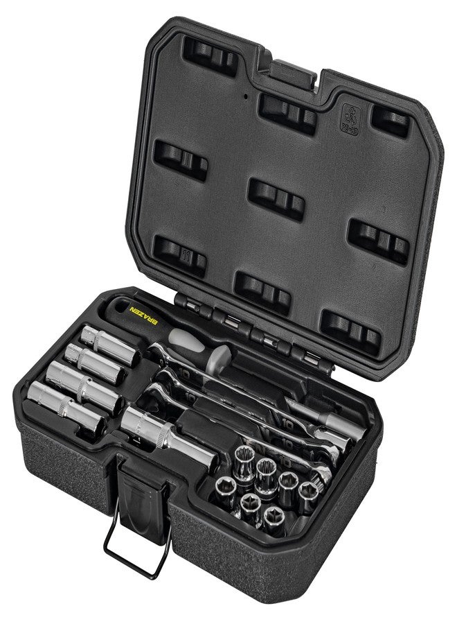 BRAZEN 10mm Master Set - 12 Sockets, Three Wrenches, One Nut Driver - All 10mm! - Image 3