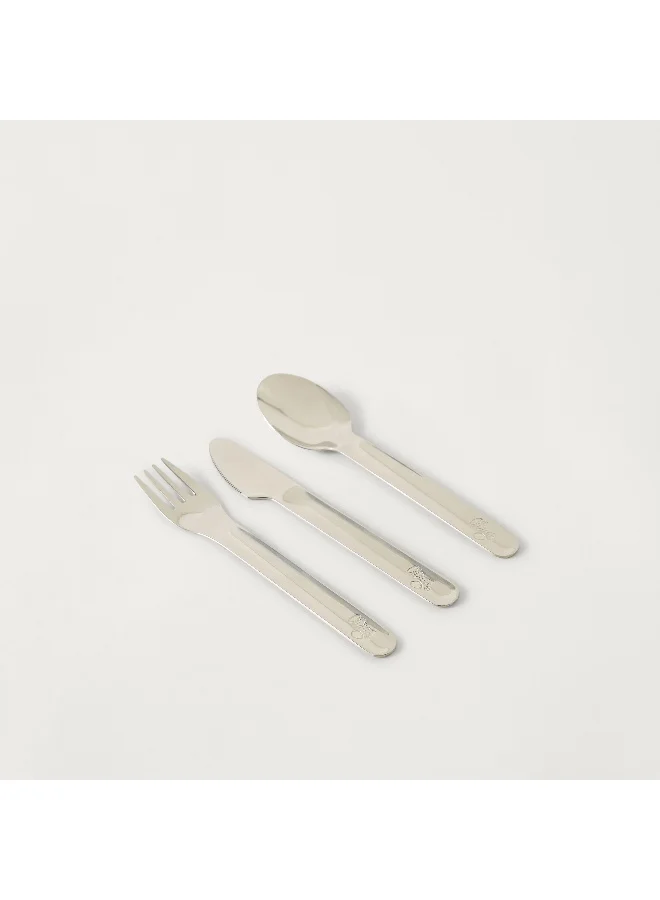 Citron Cutlery Set-Solid-Rectangle Cream
