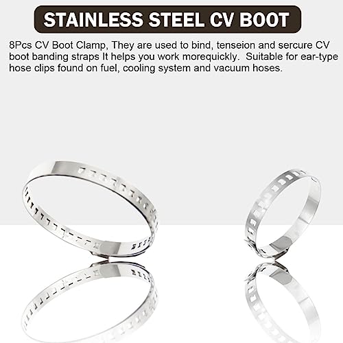 Zzyyldu CV Joint Boot Clamp Pliers Atv Axle Boot Clamp Pliers Cv Banding Tool With 10 Crimp Bands -Ear Type Extension For Most Cars - Image 3