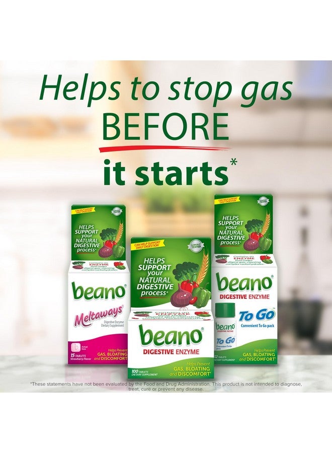 Beano Digestive Enzyme, Gas Prevention & Digestive Enzyme Supplement, 150 Count - Image 5
