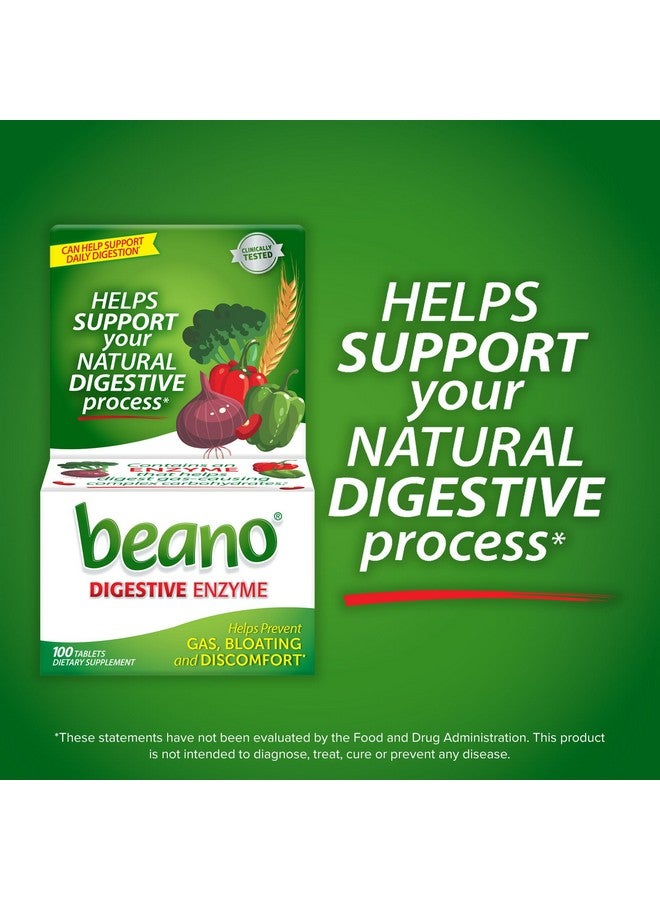 Beano Digestive Enzyme, Gas Prevention & Digestive Enzyme Supplement, 150 Count - Image 2