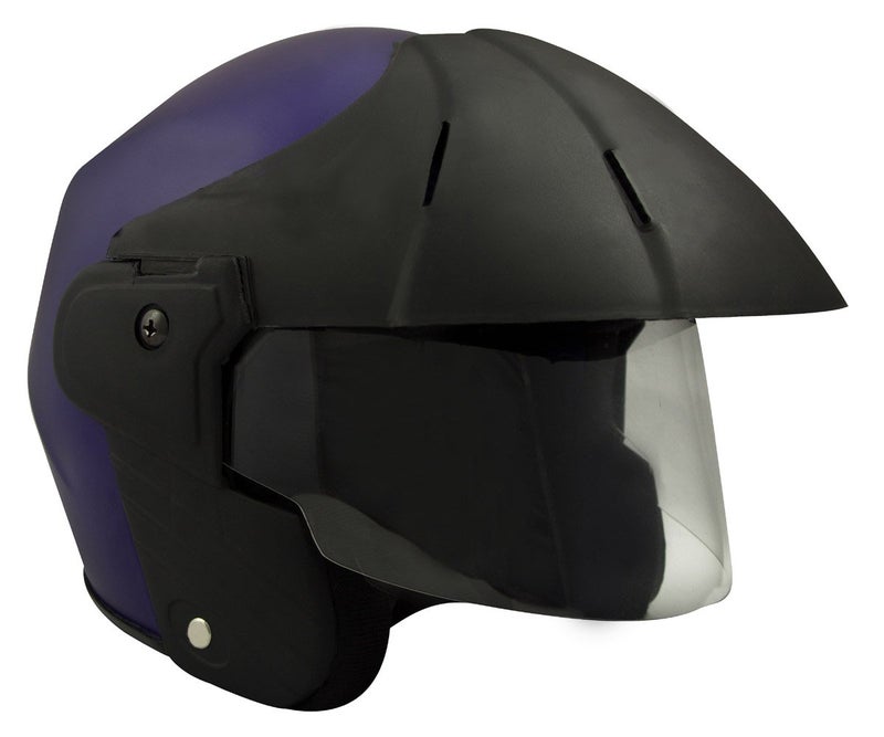 Sage Square Deltz Power (ISI Certified) Scooty Helmet Open Face (Small - S, Blue Matte), ABS - Image 1
