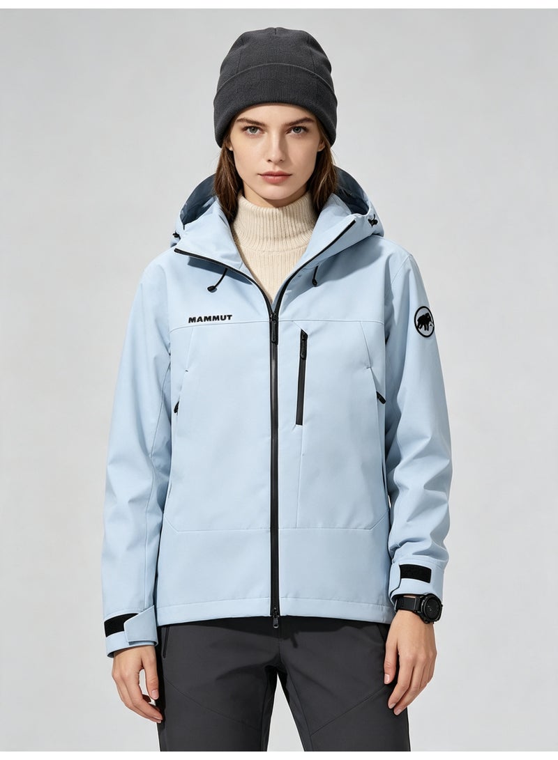 Mammut Men's and women's outdoor jacket windproof waterproof hooded mountaineering jacket - Image 4