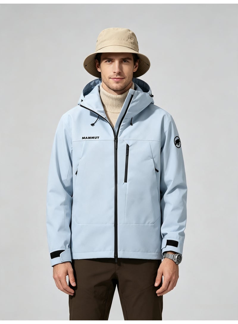 Mammut Men's and women's outdoor jacket windproof waterproof hooded mountaineering jacket - Image 1